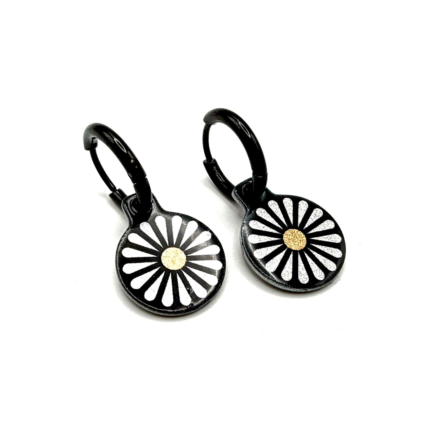 Flowers Garden metallic oorbellen