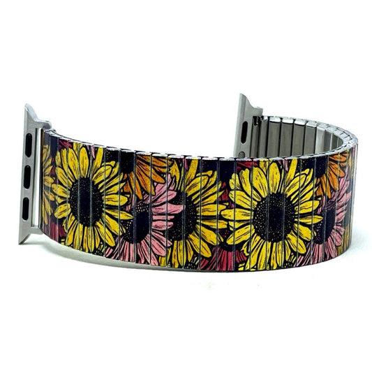 Flowers Daisies  golden dream applewatch bracelet
