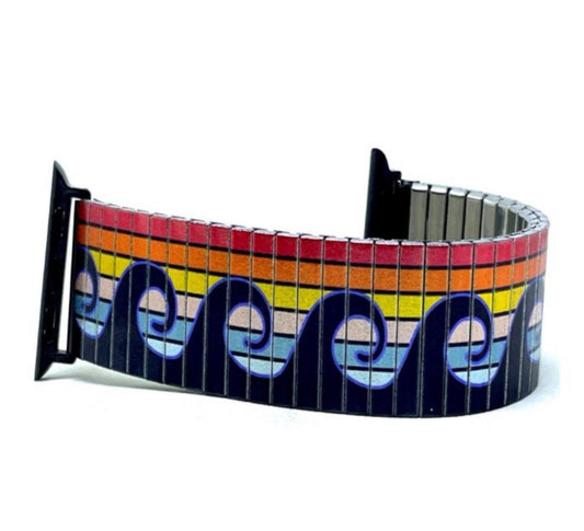 Waves Lines Applewatch bracelet - Laatste stuks €20,00 korting!