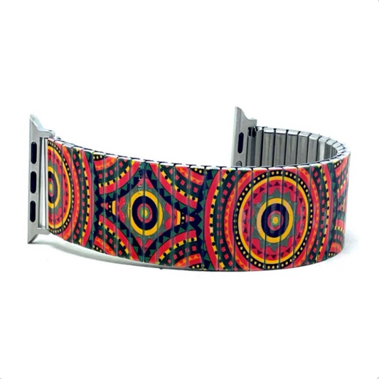 Checkers Orange Applewatch bracelet