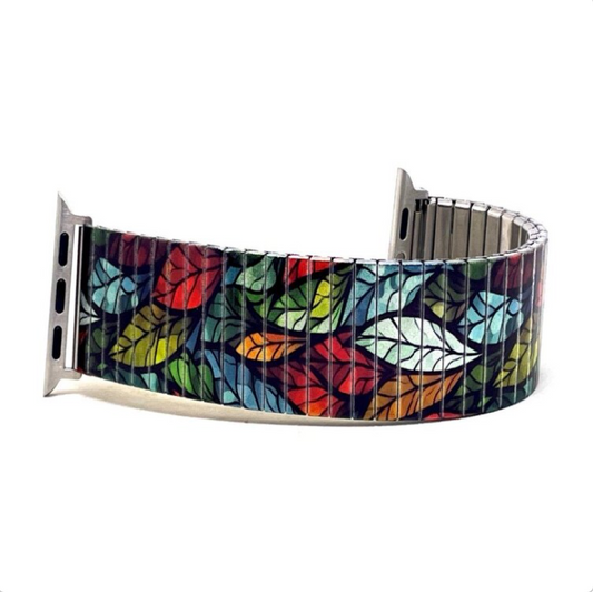 Flowers Garden Leaves Applewatch bracelet