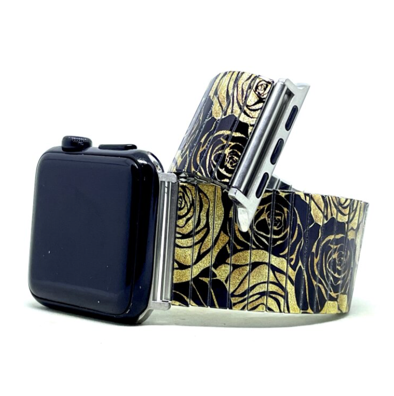 Flowers Garden Golden Rose Applewatch bracelet