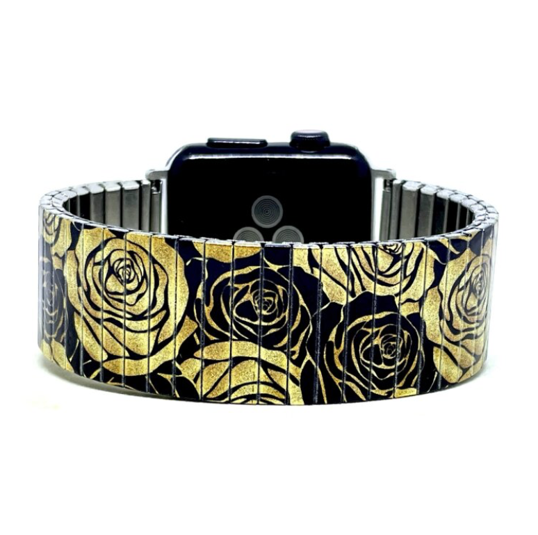Flowers Garden Golden Rose Applewatch bracelet