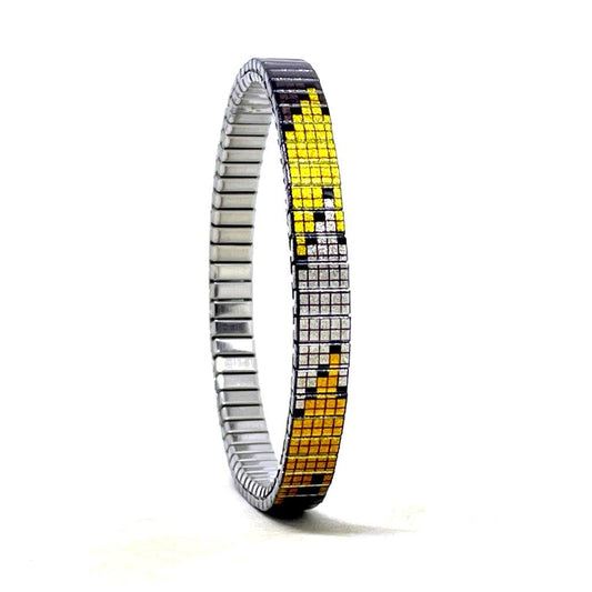 Soho Golden Pixels - 6mm Superskinny Armband