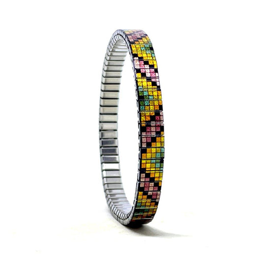 Soho Zigzag Pixels - 6mm Superskinny Armband