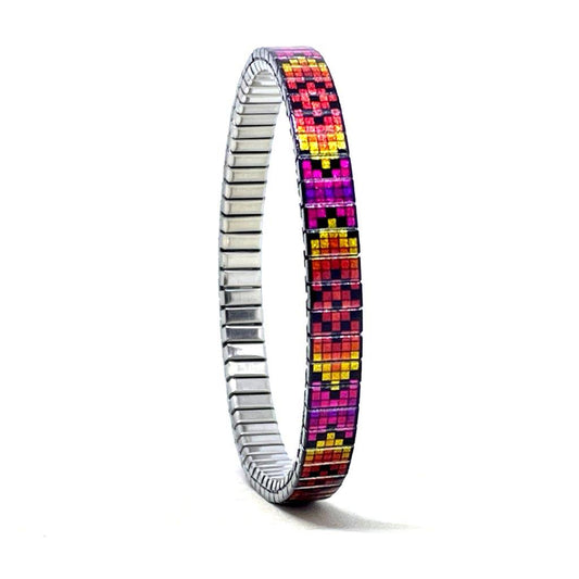 Soho Neon Pixels - 6mm Superskinny Armband