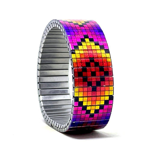 Soho Neon Pixels - 18mm Armband