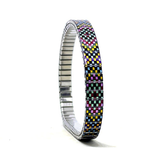 Soho Pastel Pixels - 6mm Superskinny Armband