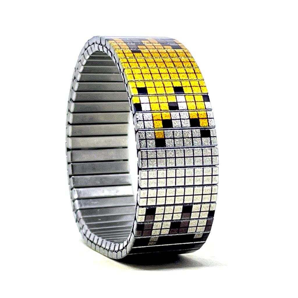 Soho Golden Pixels - 18mm Armband