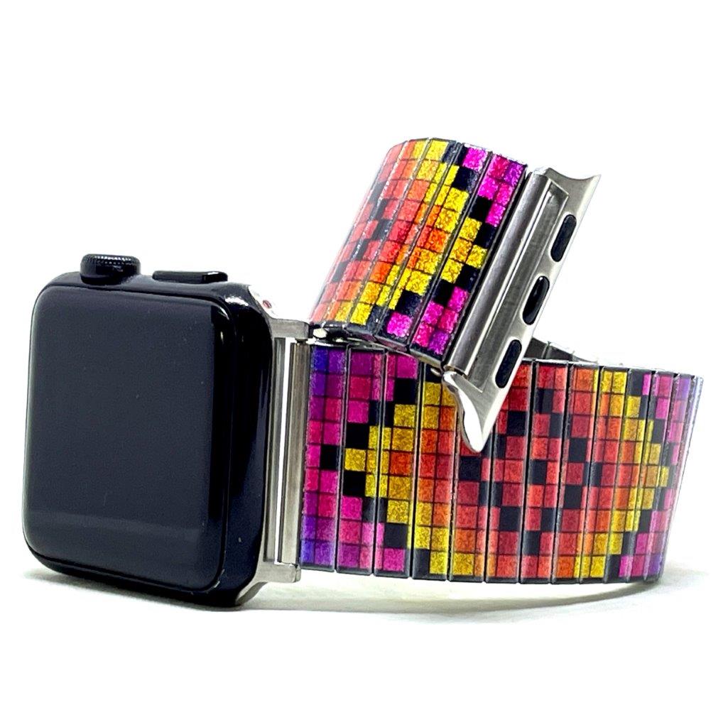 Soho neon Pixels Applewatchbracelet
