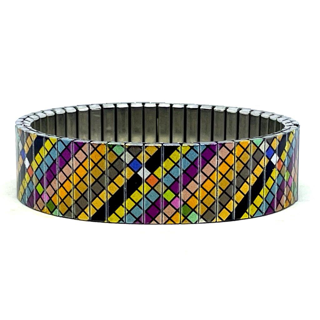 Soho Diagonal Pixels - 18mm Armband