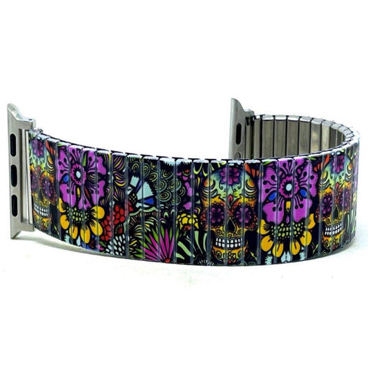 Sugar Skulls Mexican Beauty Applewatch bracelets