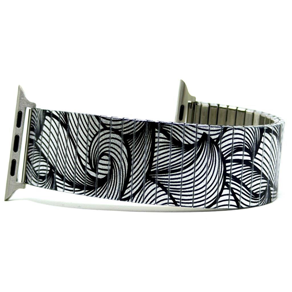 Waves Lines atlantic metallic - Apple watch Bracelet