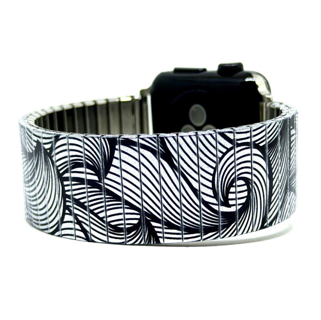 Waves Lines atlantic metallic - Apple watch Bracelet