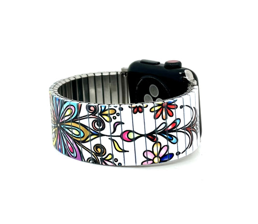 Flowers Mandala 1W applewatch bracelet